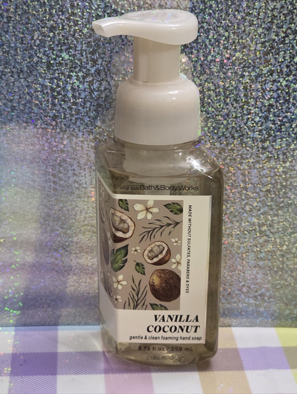 Bath & Body Works Vanilla Coconut Foaming Hand Soap 8oz NEW
